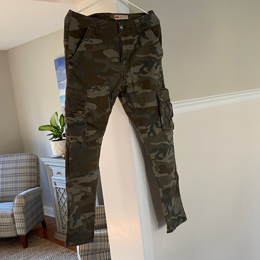 Camouflage Cargo Pants by Wrangler